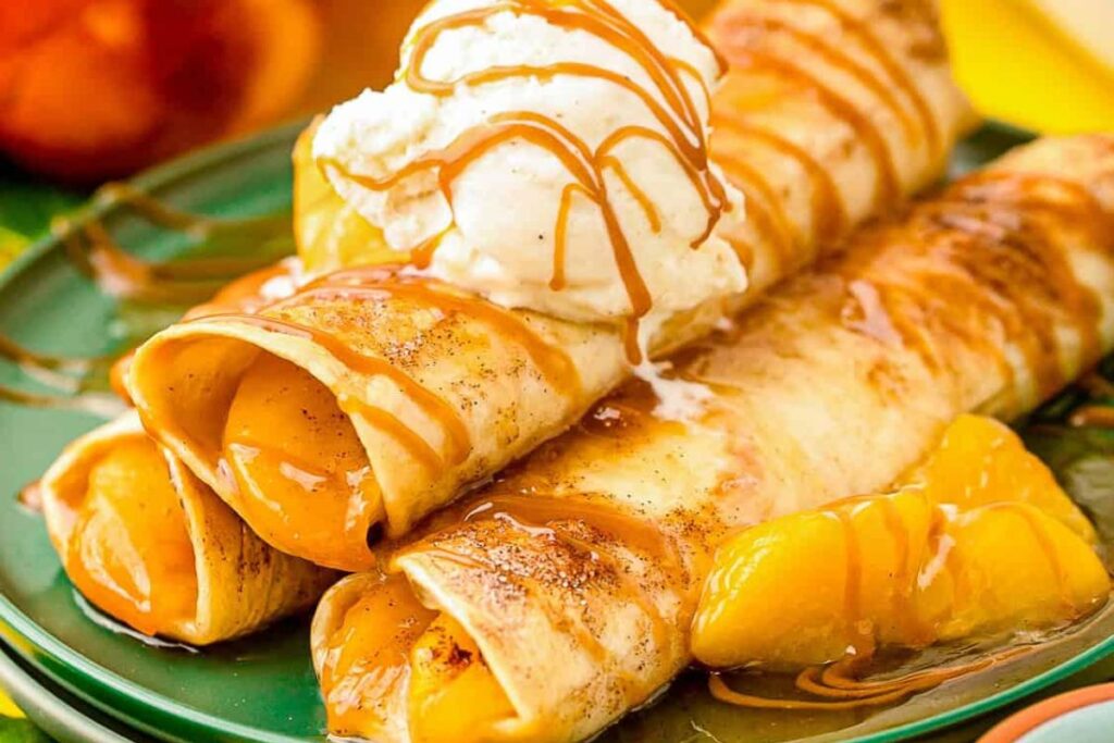 Peach Enchiladas by Love From The Oven