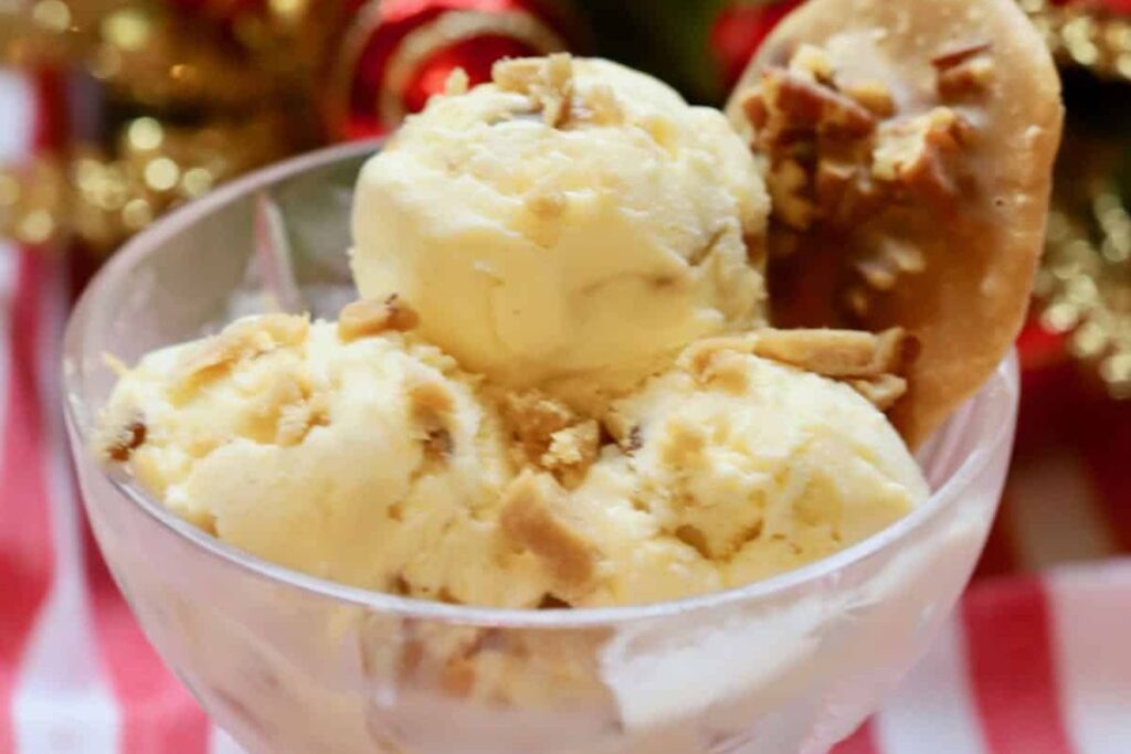 Pecan Pralines and Ice Cream by Grits and Pinecones