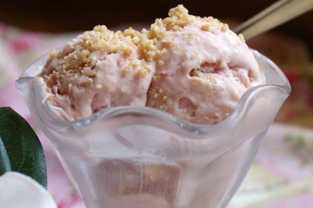 Rhubarb Ice Cream by Christinas Cucina