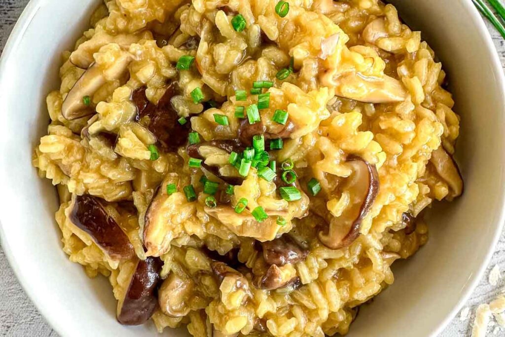 Saffron Mushroom Risotto by Simple and Fraiche