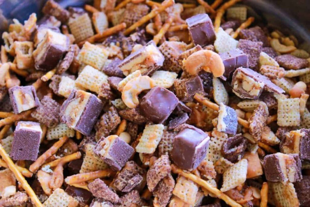 Snickers Caramel Crunch Snack Mix by The Crafty Blog Stalker