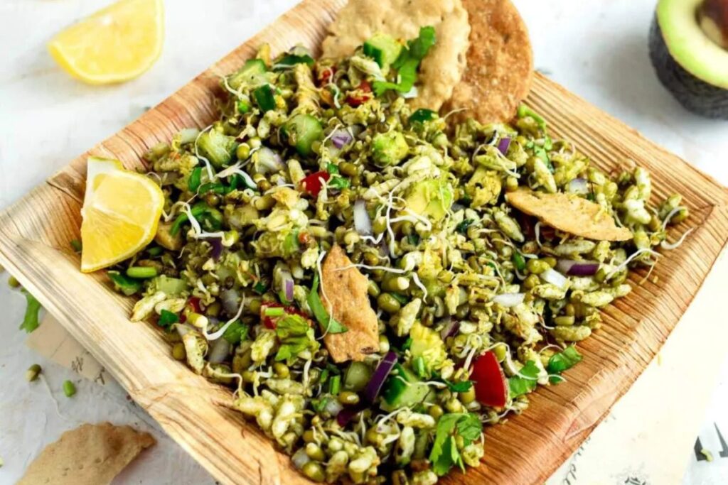 Sprouts Chaat by Oh My Veg