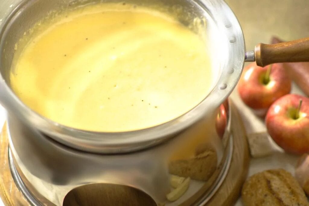 Swiss Cheese Fondue by Prepare and Serve