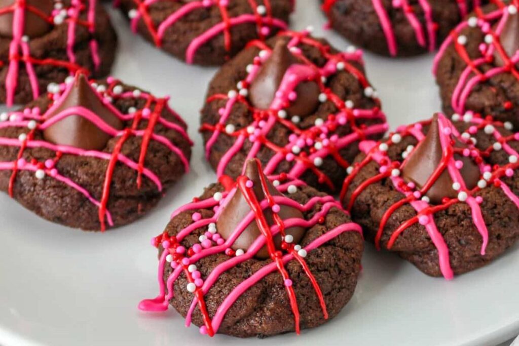 Valentines Day Blossom Cookies by Mamas On A Budget