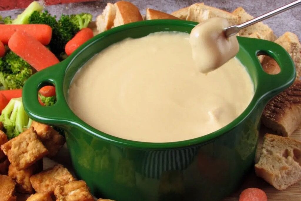 Vegan Cheese Fondue by Joyful Balance