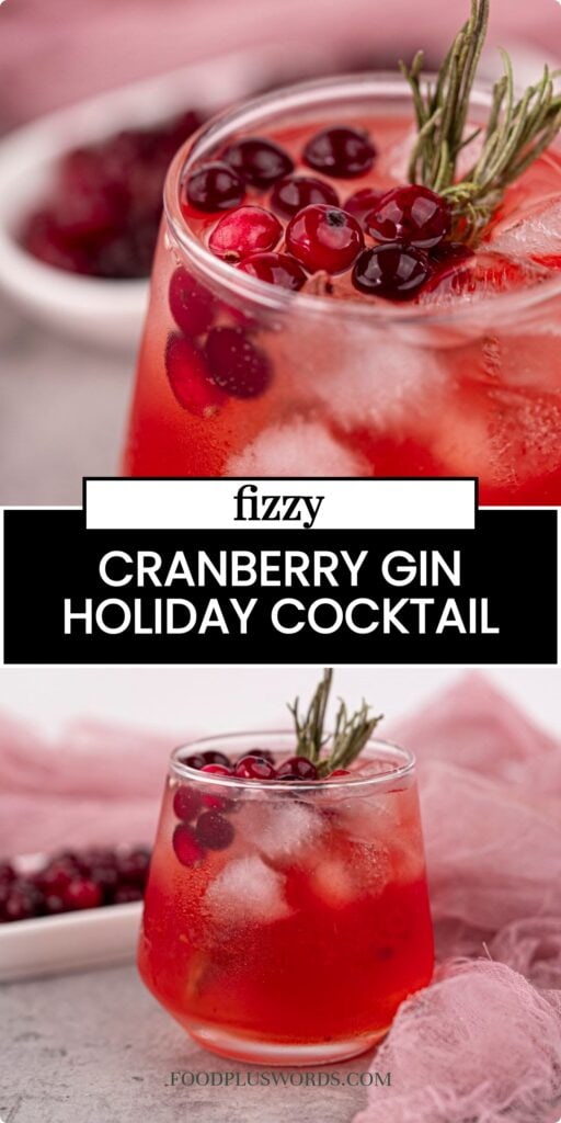 cranberry gin drink