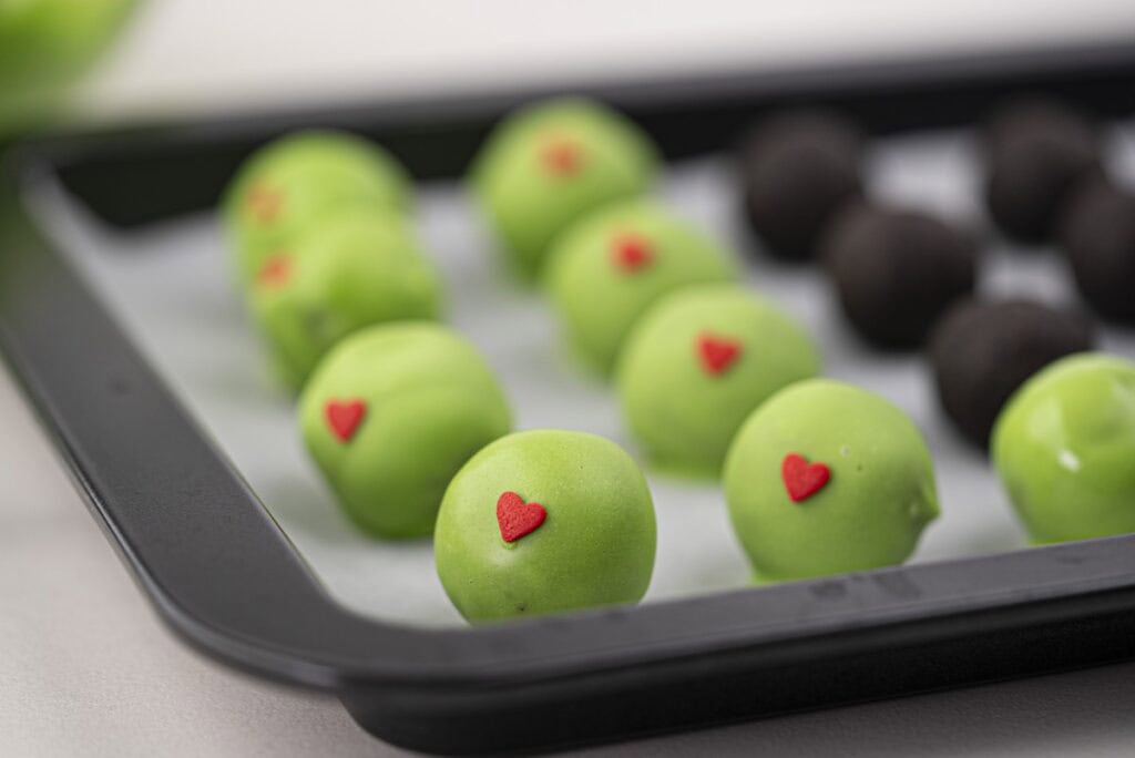 step 11 Grinch Oreo Balls