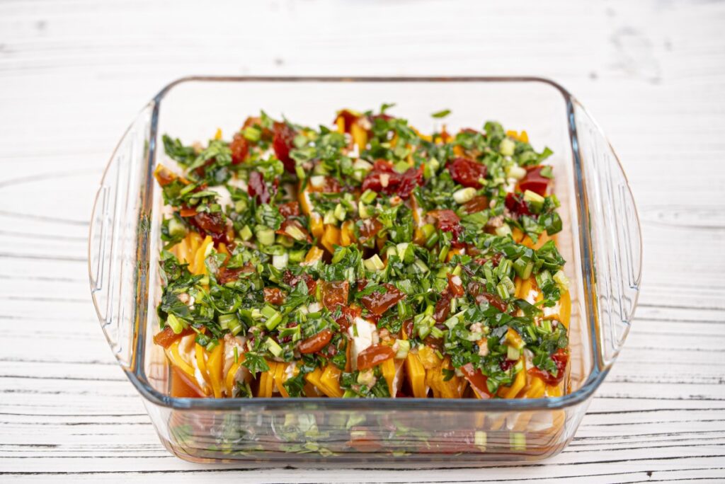 step 4 Marinated Cheese Appetizer