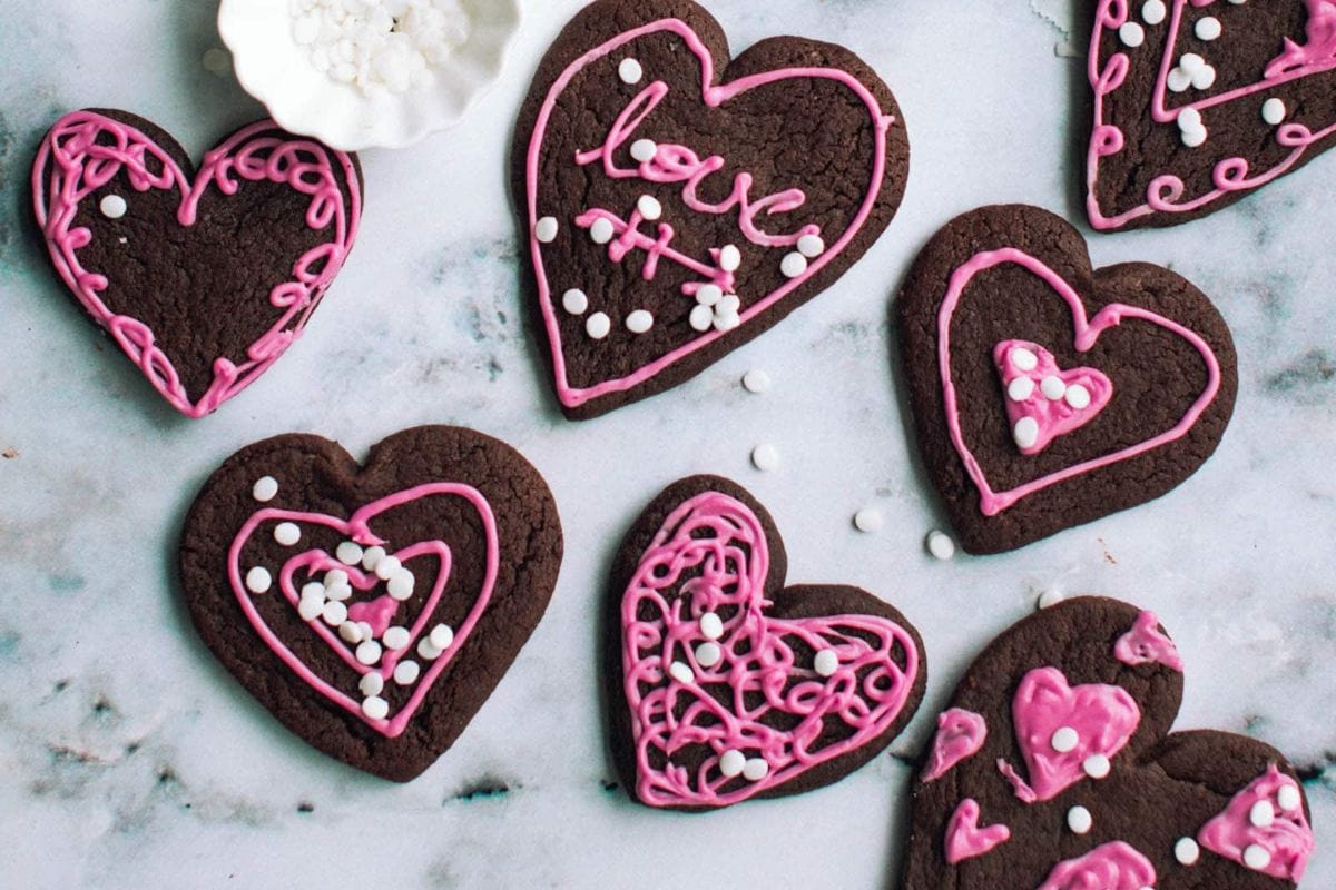 valentines cookies decorated ideas