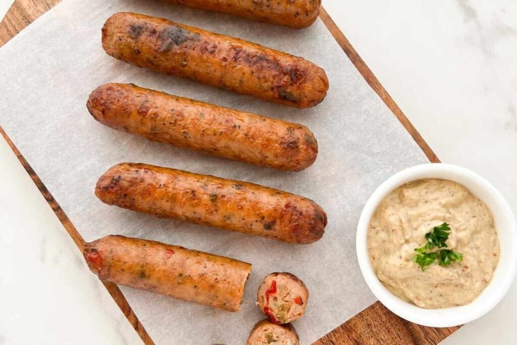 Air Fryer Chicken Sausage by Little Nonni