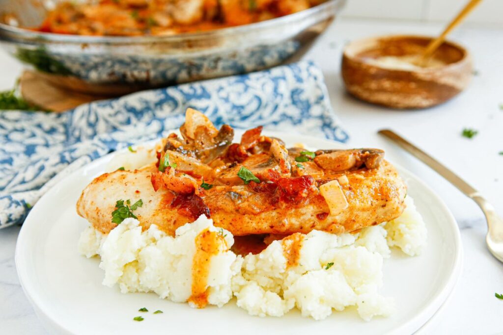 Bacon Mushroom Chicken by WonkyWonderful