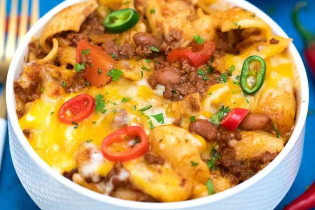 Chili Mac by Sweet and Savory Meals