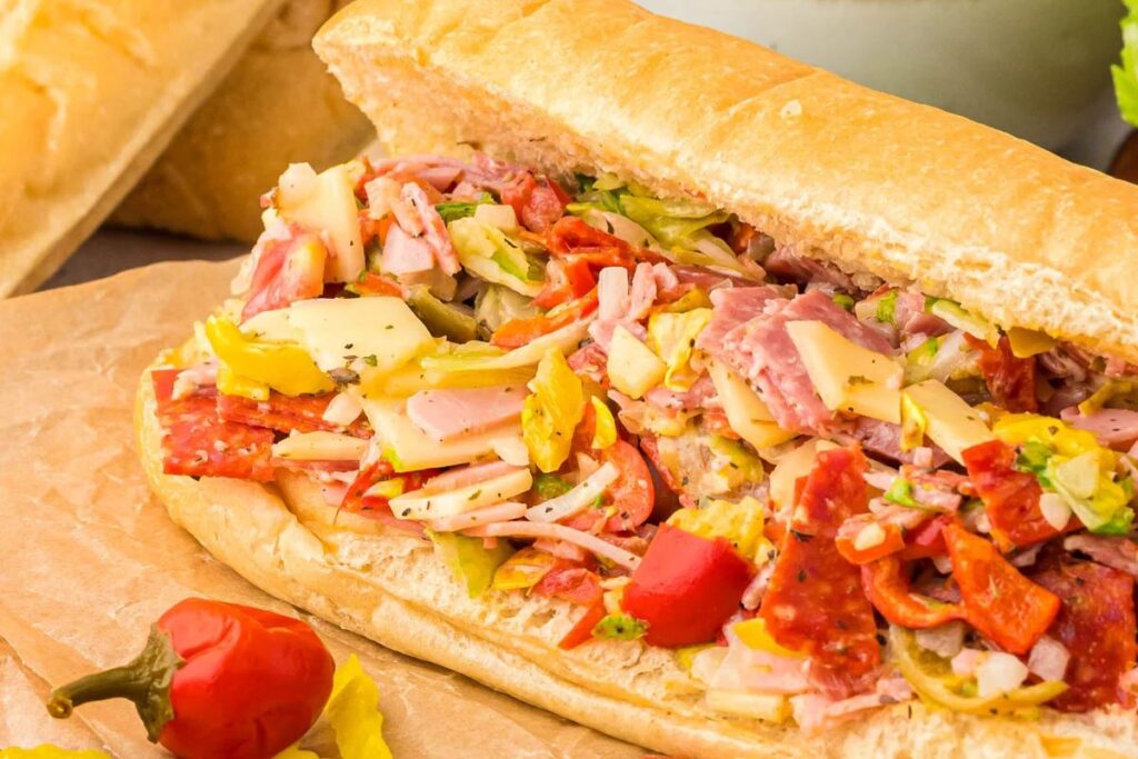 Chopped Italian Sandwiches by Sugar and Soul