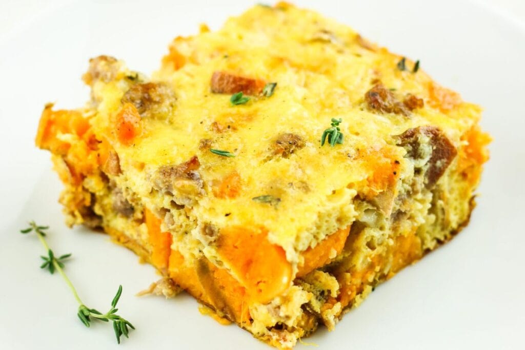 Cottage Cheese Sweet Potato Breakfast Casserole by Cottage Cheese Recipes