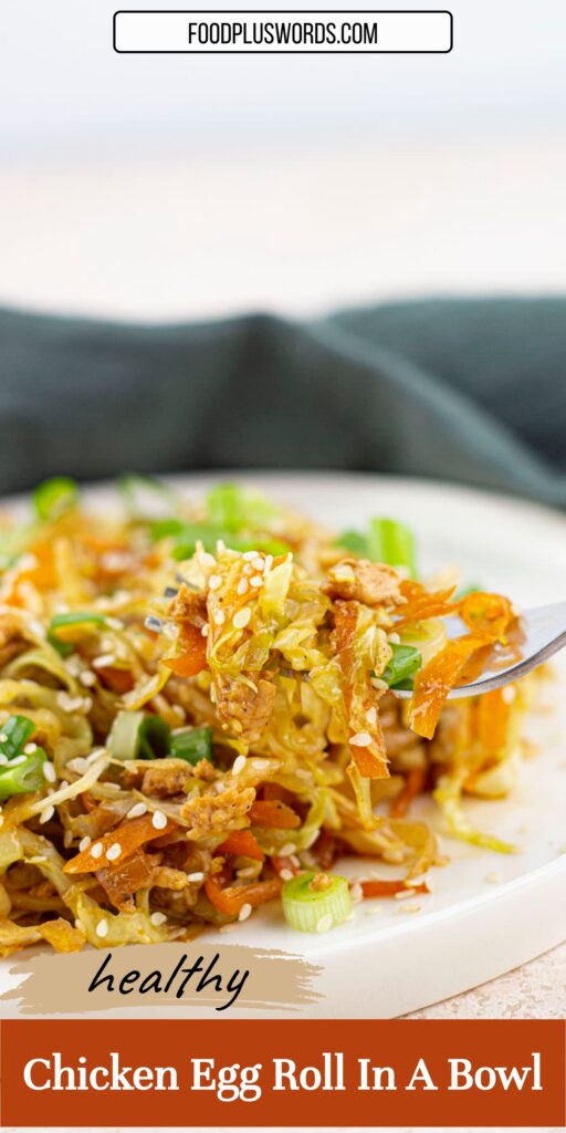 Deconstructed Chicken Egg Roll