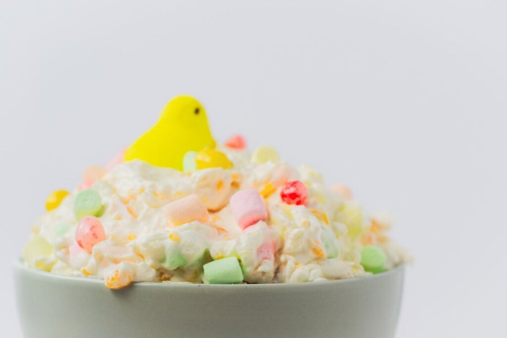Easter Fruit Fluff by Budget Delicious