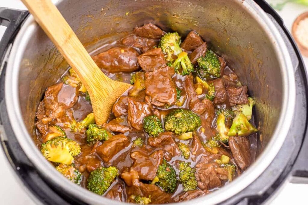 Instant Pot Beef And Broccoli by Love From the Oven