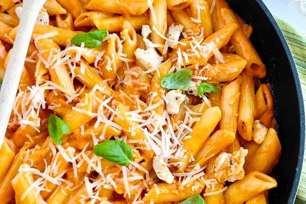 Penne alla Vodka with Chicken by The Short Order Cook
