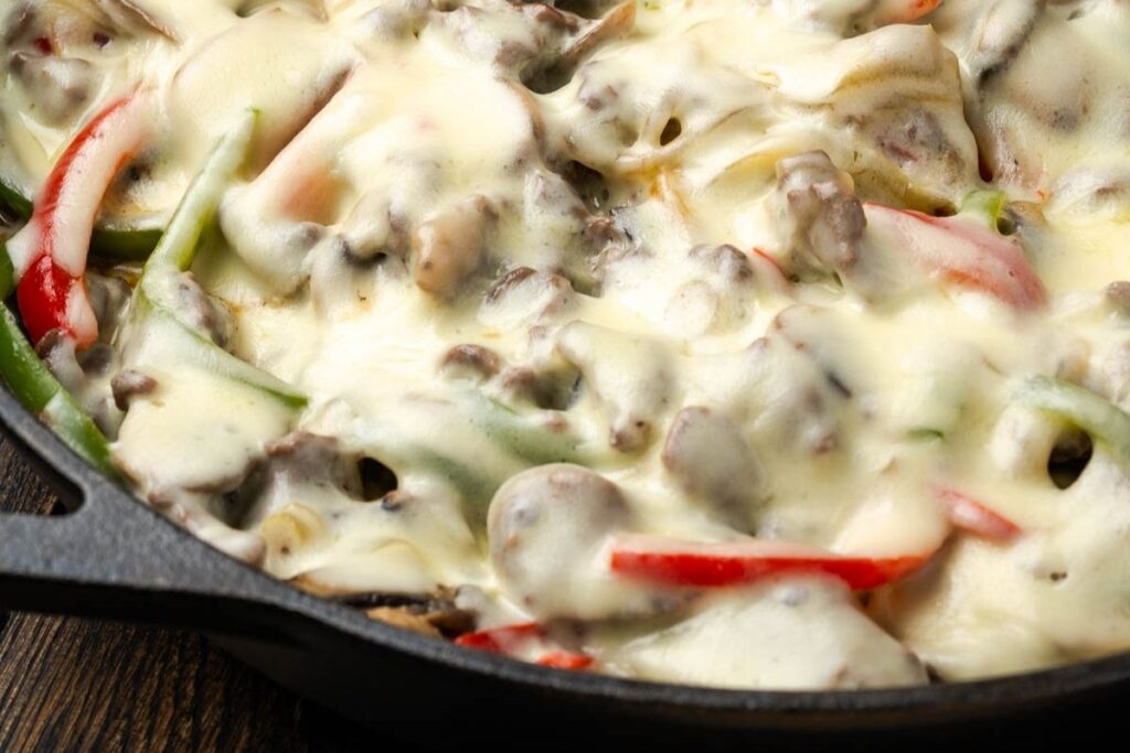 Philly Cheesesteak Skillet by Dutch Oven Daddy