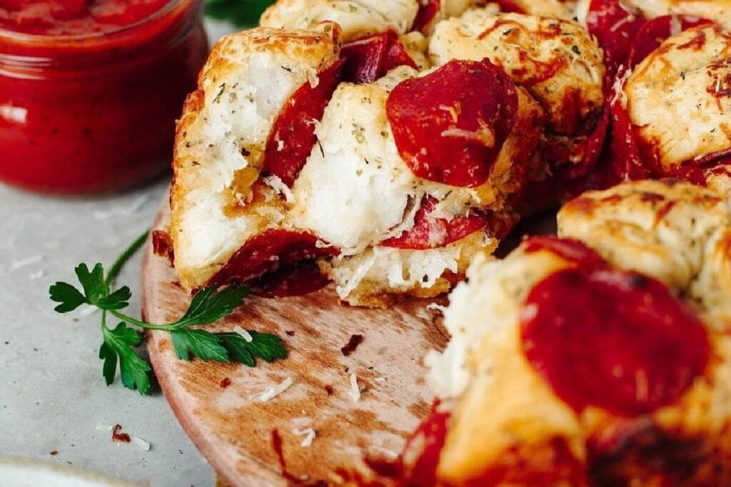 Pull Apart Pizza Bread by The Cookin Chicks