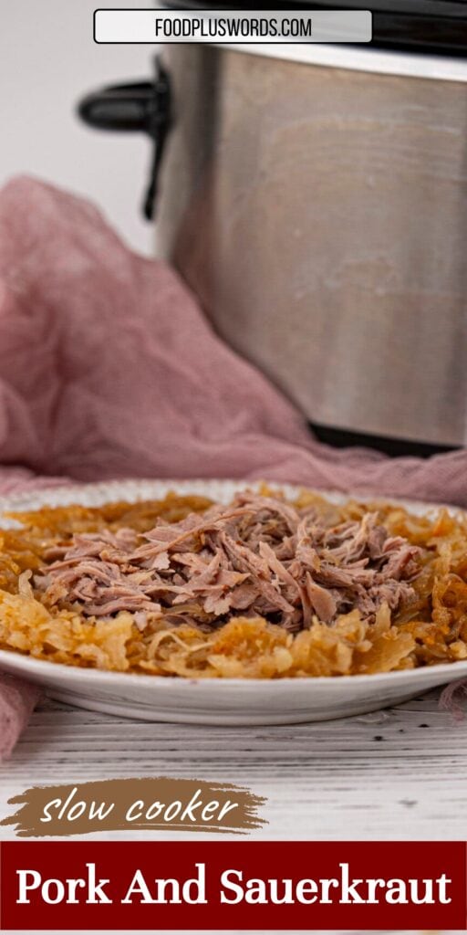 Slow Cooker Pork and Sauerkraut
