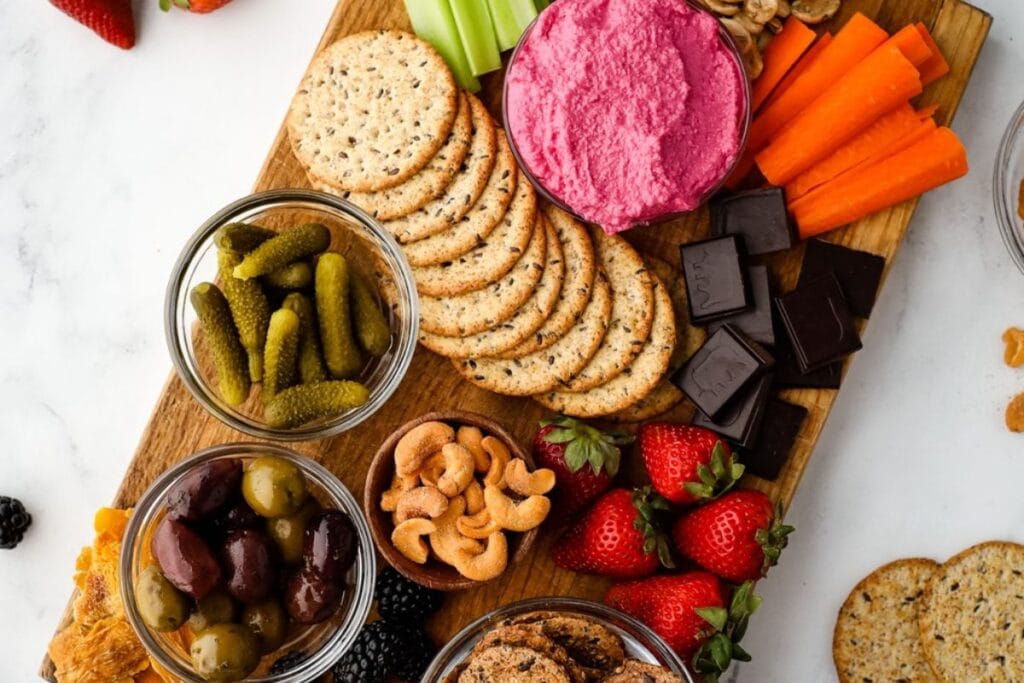 Vegan Charcuterie Board by I Heart Vegetables
