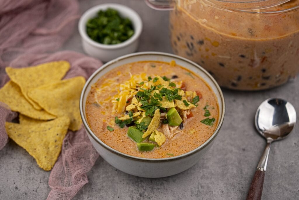 cheesy chicken tortilla soup