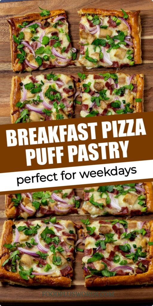 Breakfast Pizza Puff Pastry