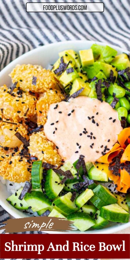 Crunchy Shrimp Sushi Bowl