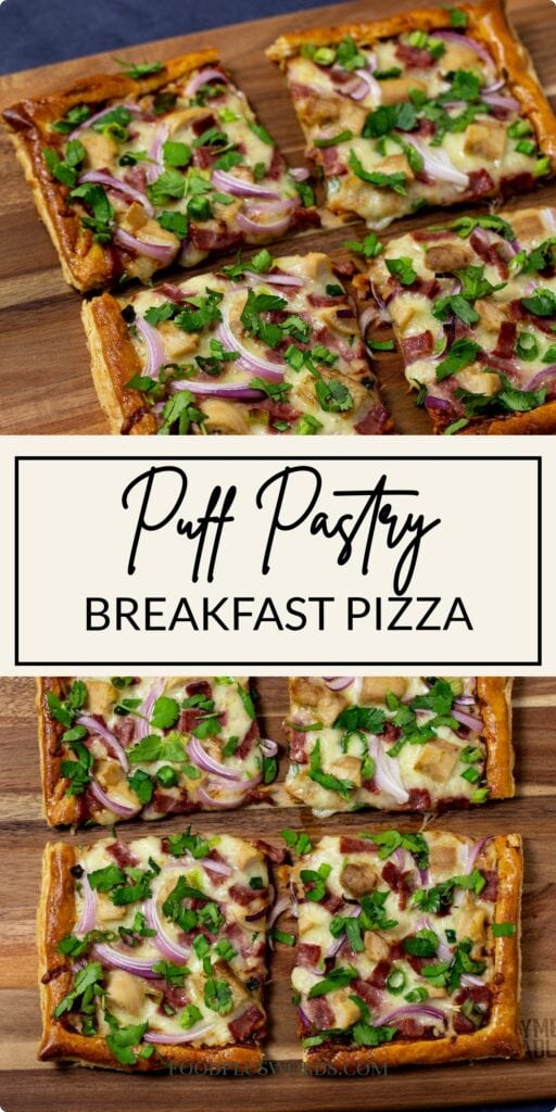 Puff Pastry Breakfast Pizza
