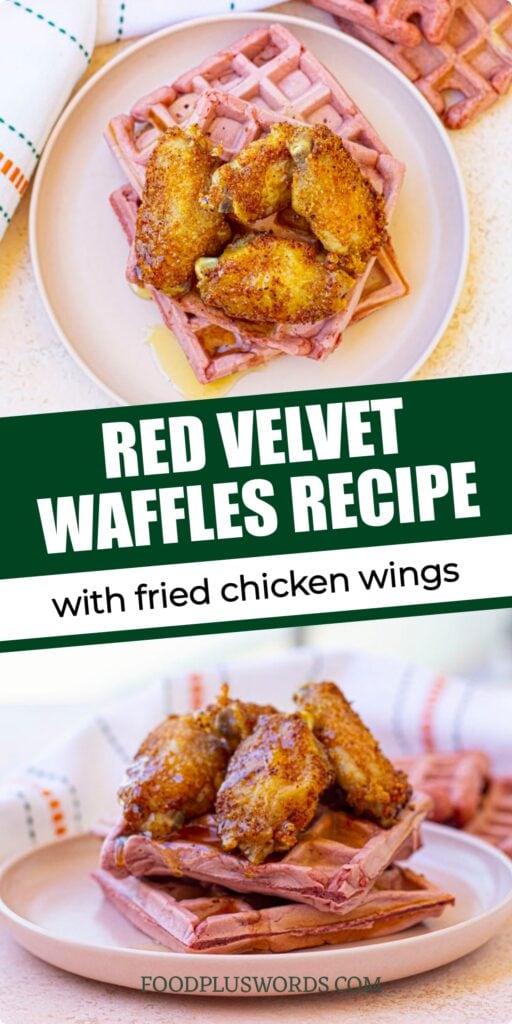 Red Velvet Chicken and Waffles