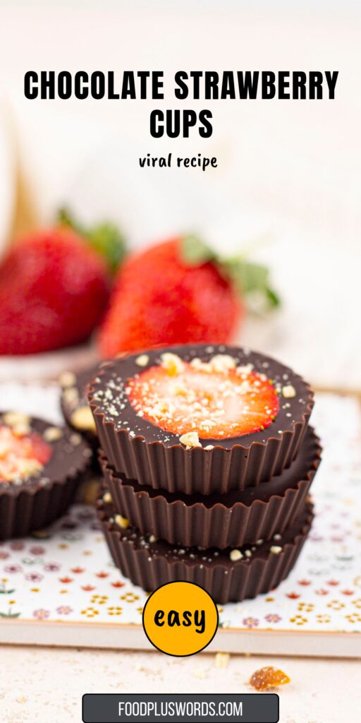 Viral Strawberry Chocolate Cup