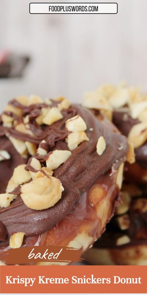 Krispy Kreme Baked Snickers Donut