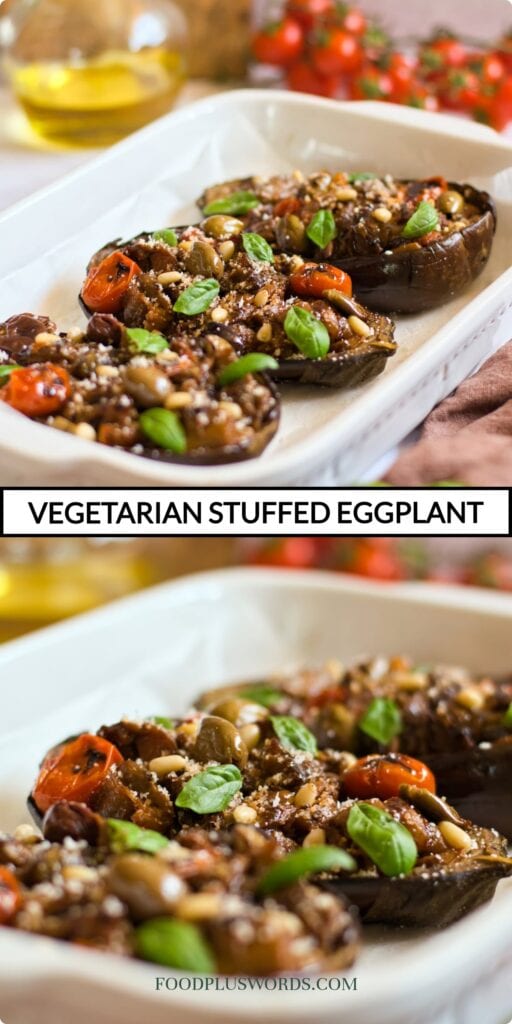 Vegan Stuffed Eggplant