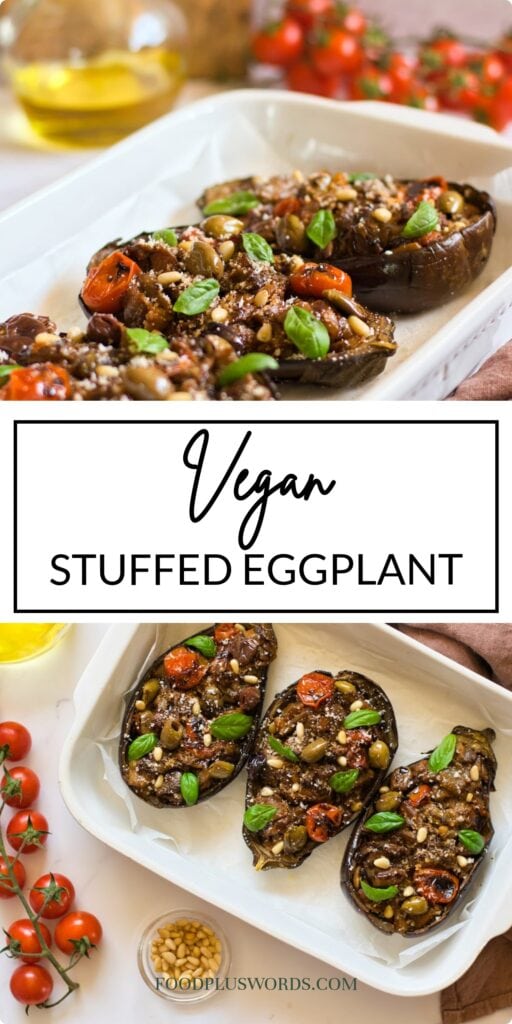 Vegetarian Stuffed Eggplant
