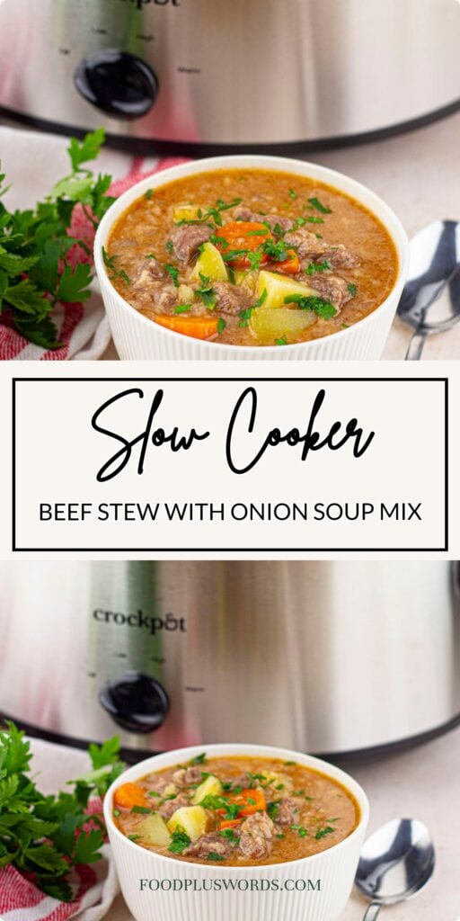 Crockpot Beef Stew with Onion Soup Mix