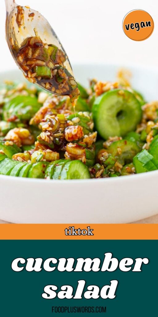 tiktok cucumber salad