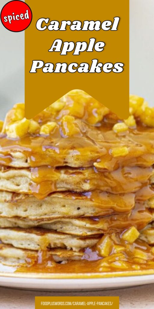 Apple caramel pancakes
