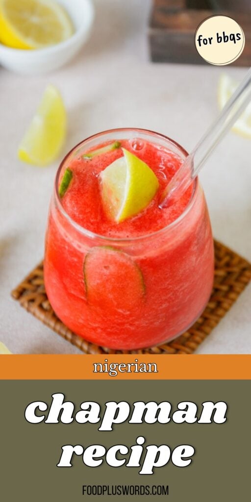 Chapman recipe