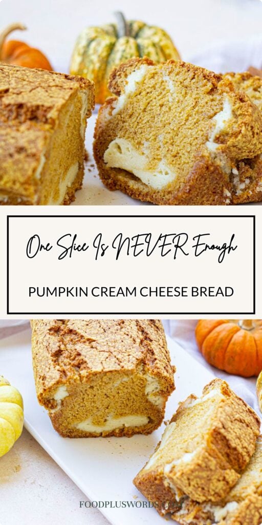 Pumpkin Cream Cheese Bread