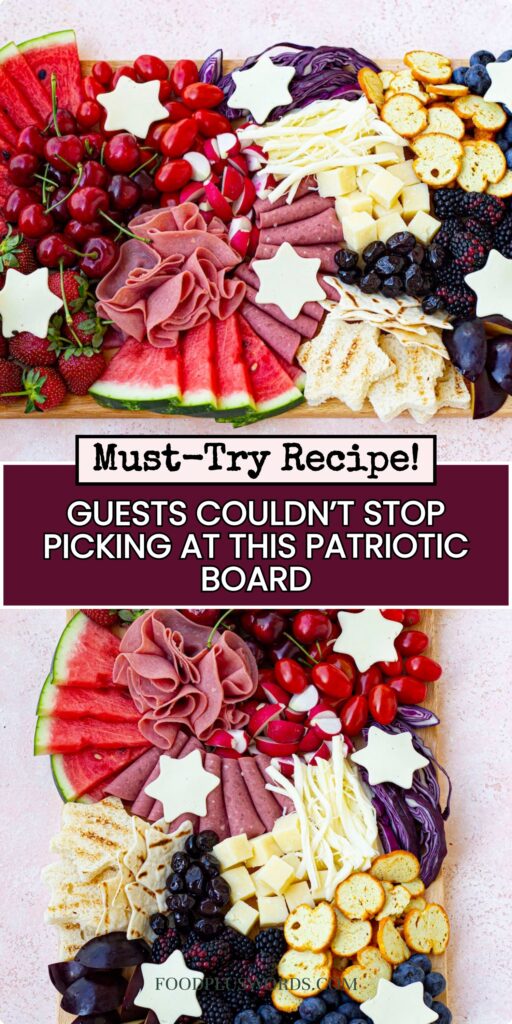 Red White Blue Charcuterie Board