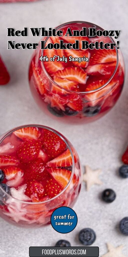 Red White and Blue Sangria