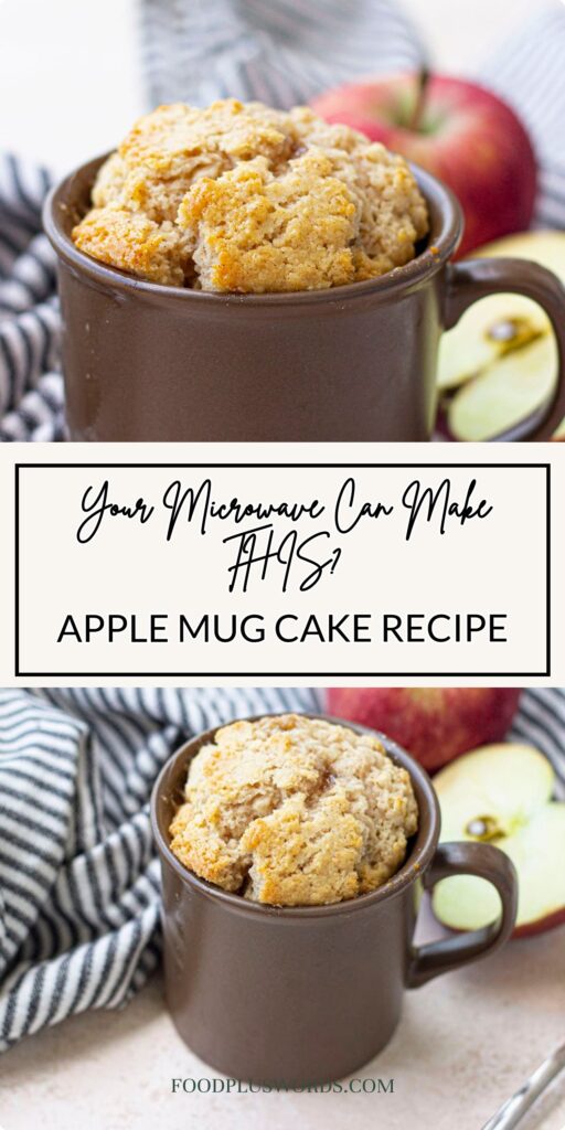 Single Serve Apple Cake