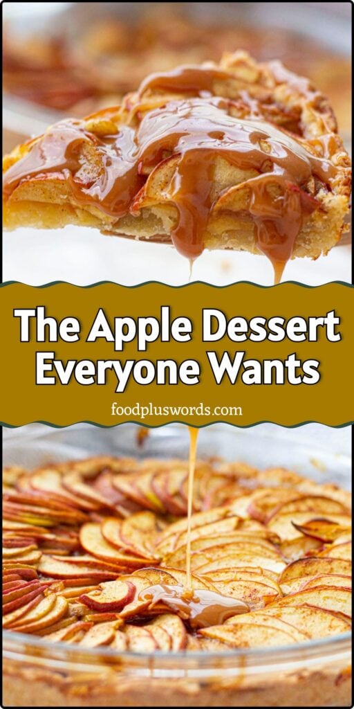 apple caramel tart