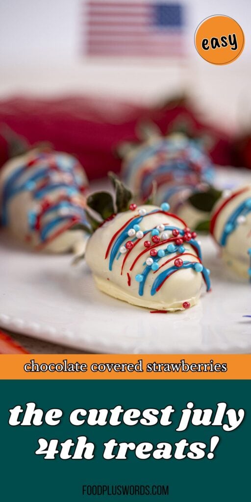 red white and blue strawberries
