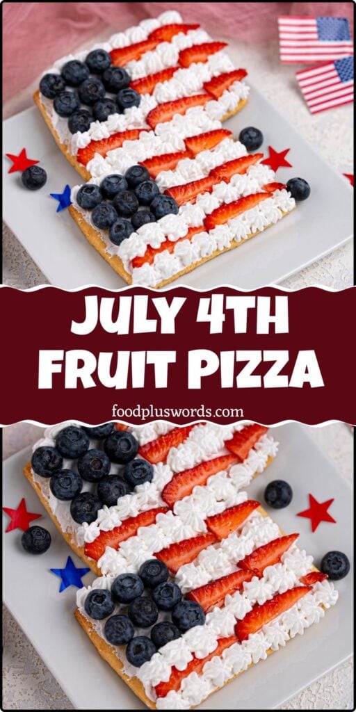 American Flag Fruit Pizza