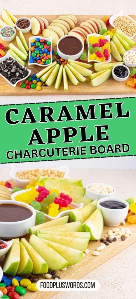 Caramel Apple Charcuterie Board - Easy Fall Recipe