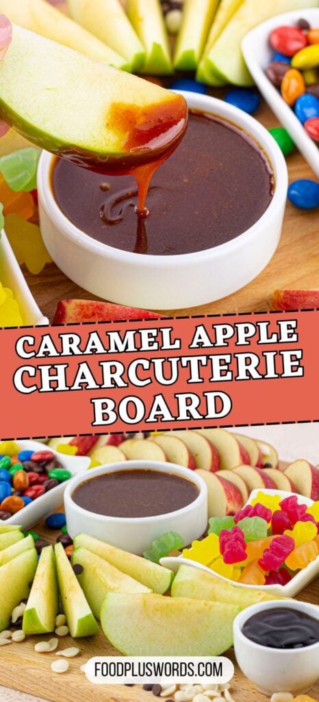 Caramel Apple Charcuterie Board - Healthy Dessert Idea