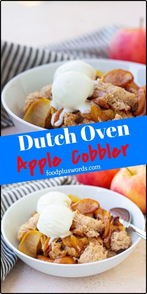 Dutch Oven Apple Cobbler